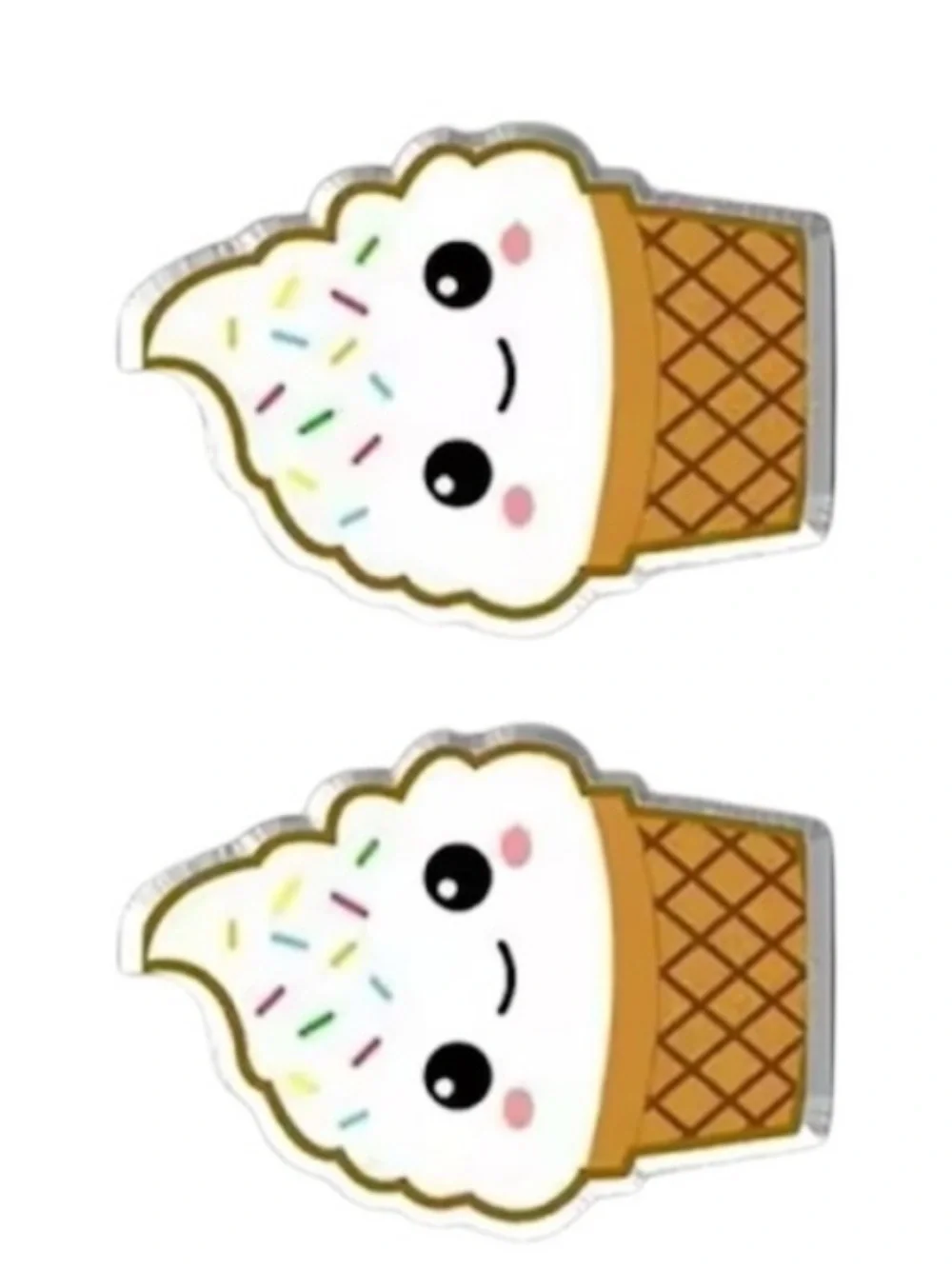 Cute Ice Cream Cone Earrings